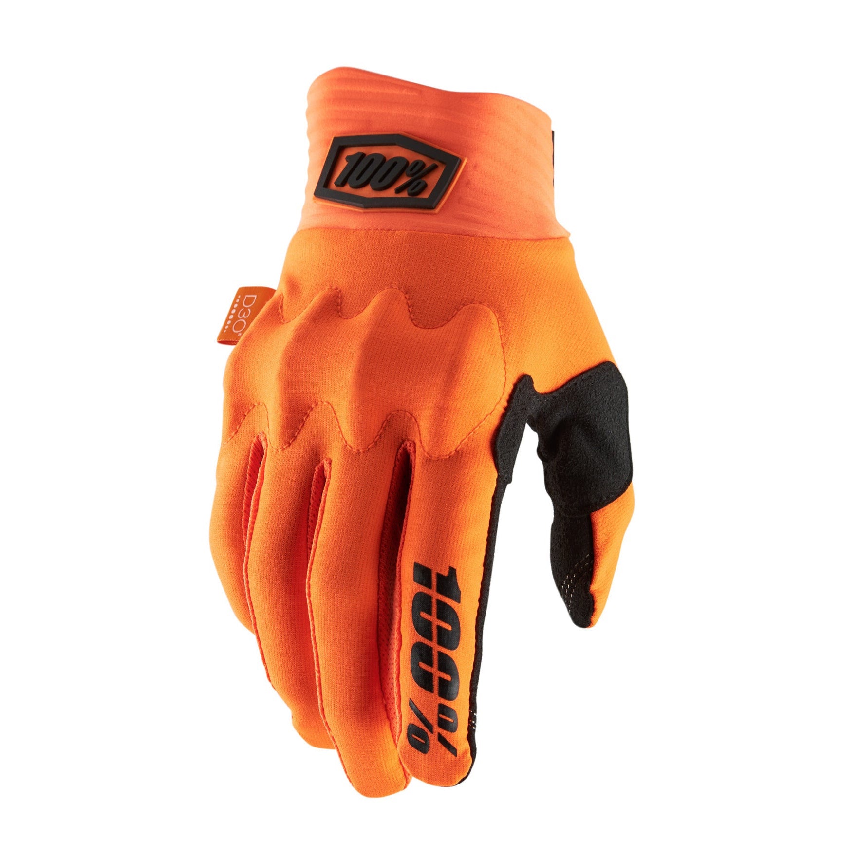 100% Cognito D30 Gloves – Fluro Orange