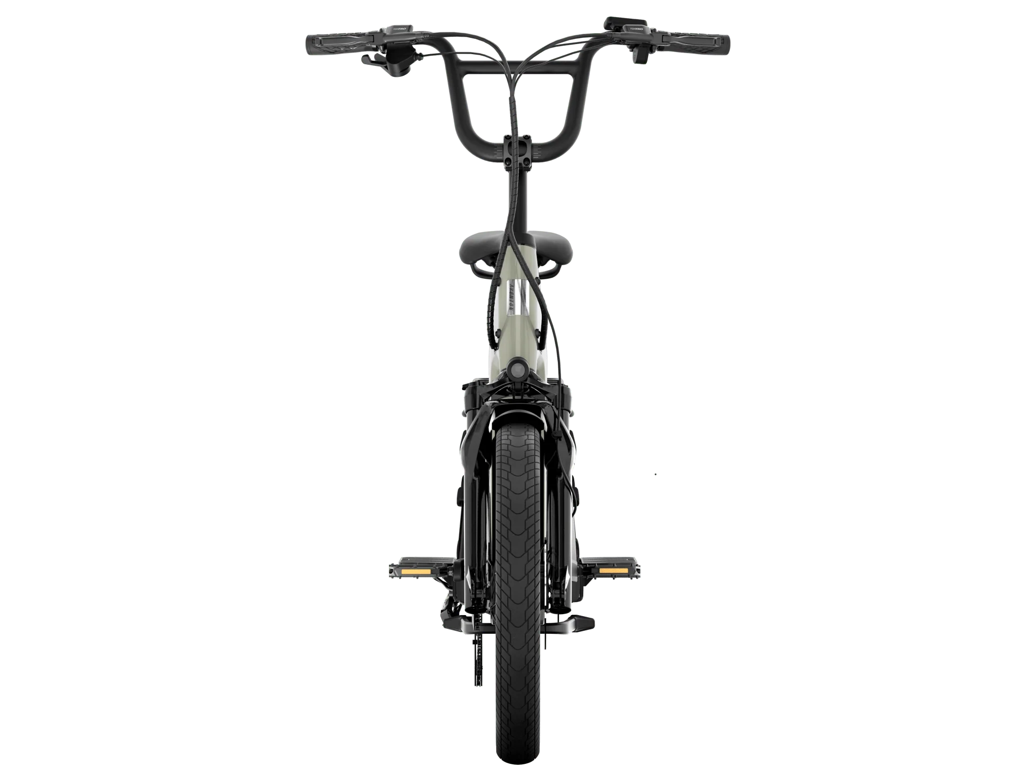 Abound electric cargo bike on a white background