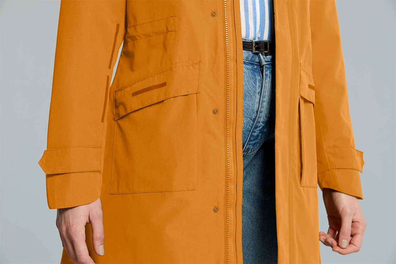 Basil Womens Mosse Rain Parka