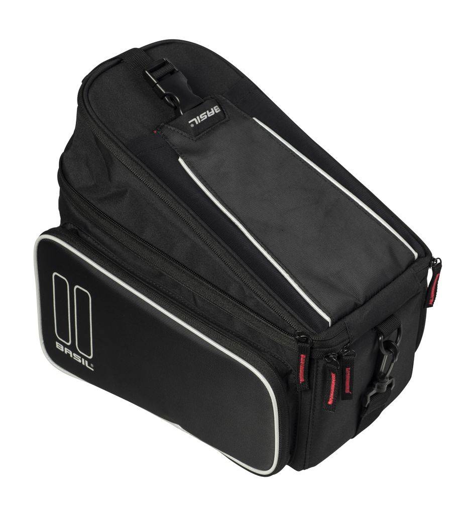 Basil Sport Design Trunkbag with top expanded