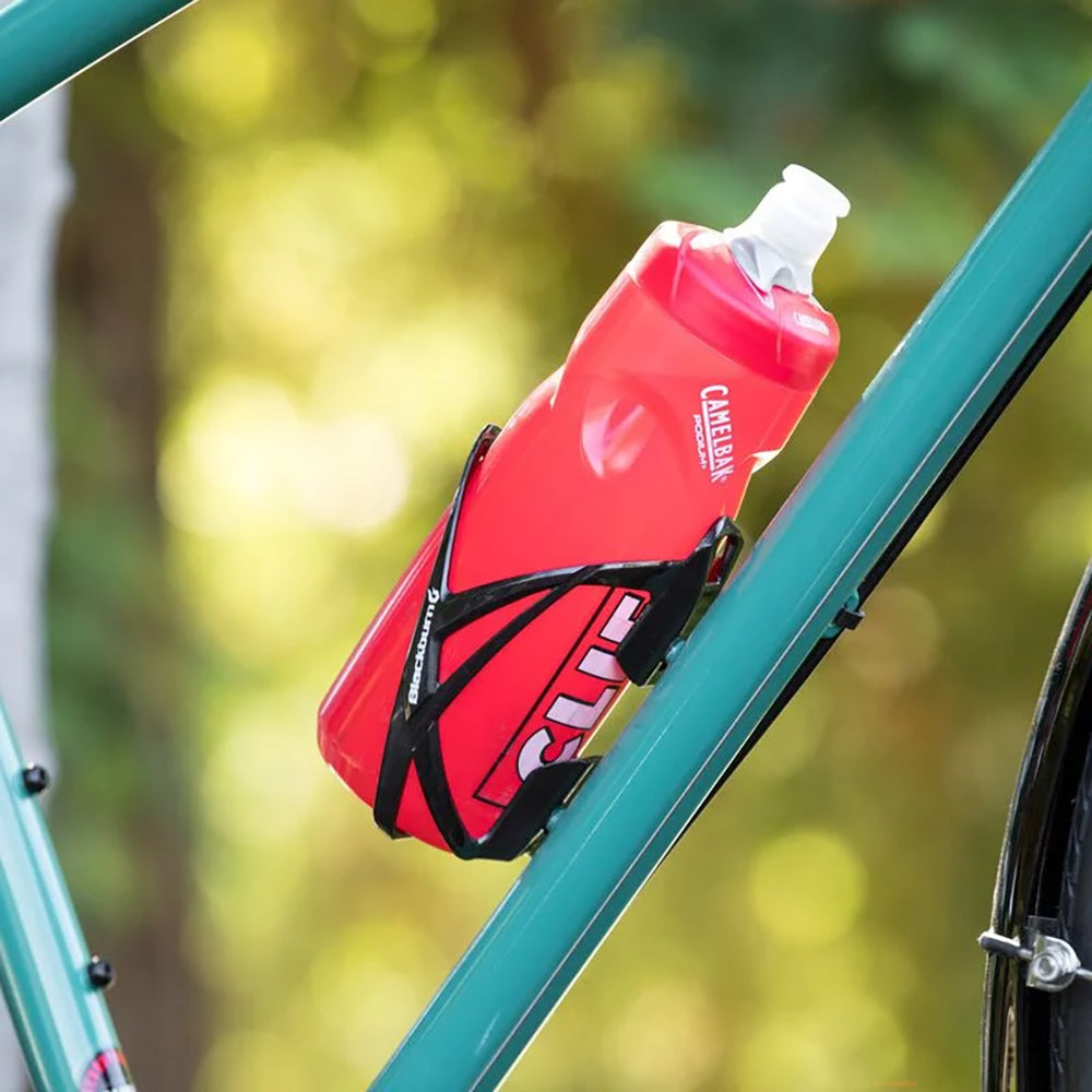 Blackburn Slick Bottle Cage – Black on bike