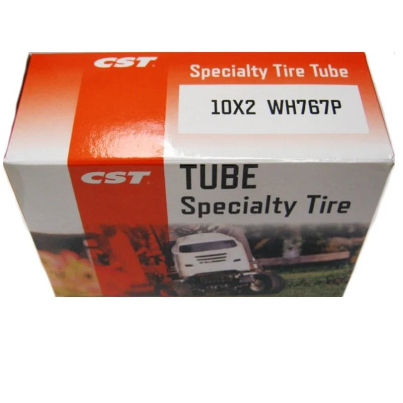 Box of CST Specialty Tire Tube with specifications on a white background
