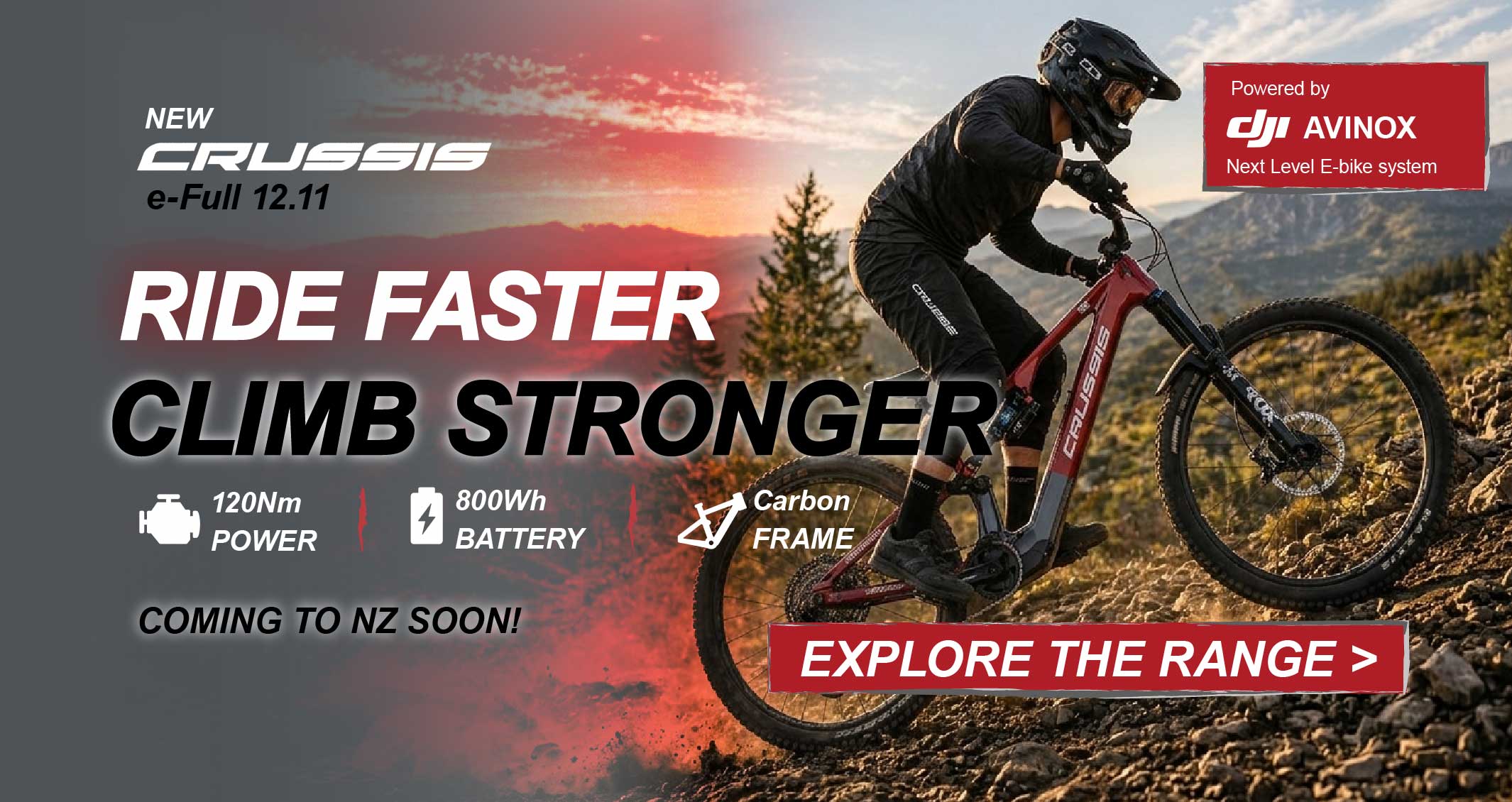 Crussis avinox eMTB banner