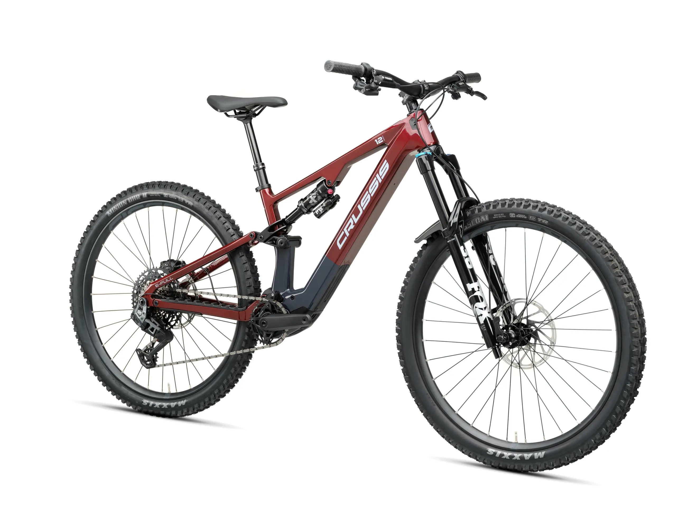 Crussis e-Full 12.11 E-MTB on a white background