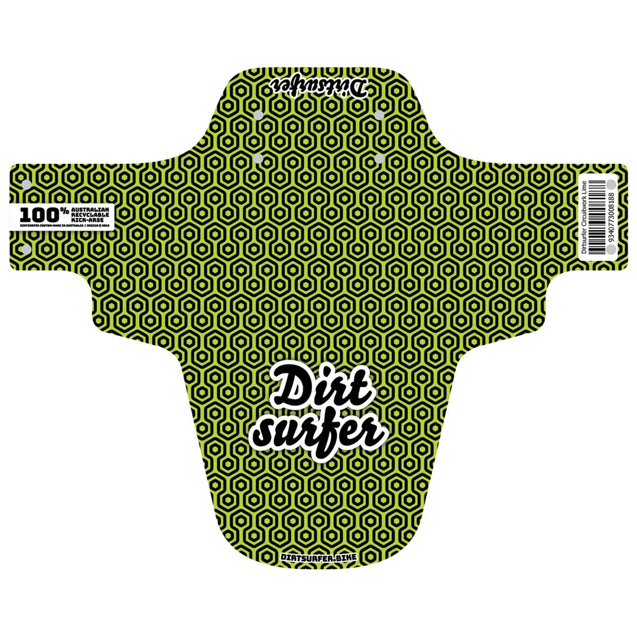 DirtsurferCircuit Work Lime Mudguard