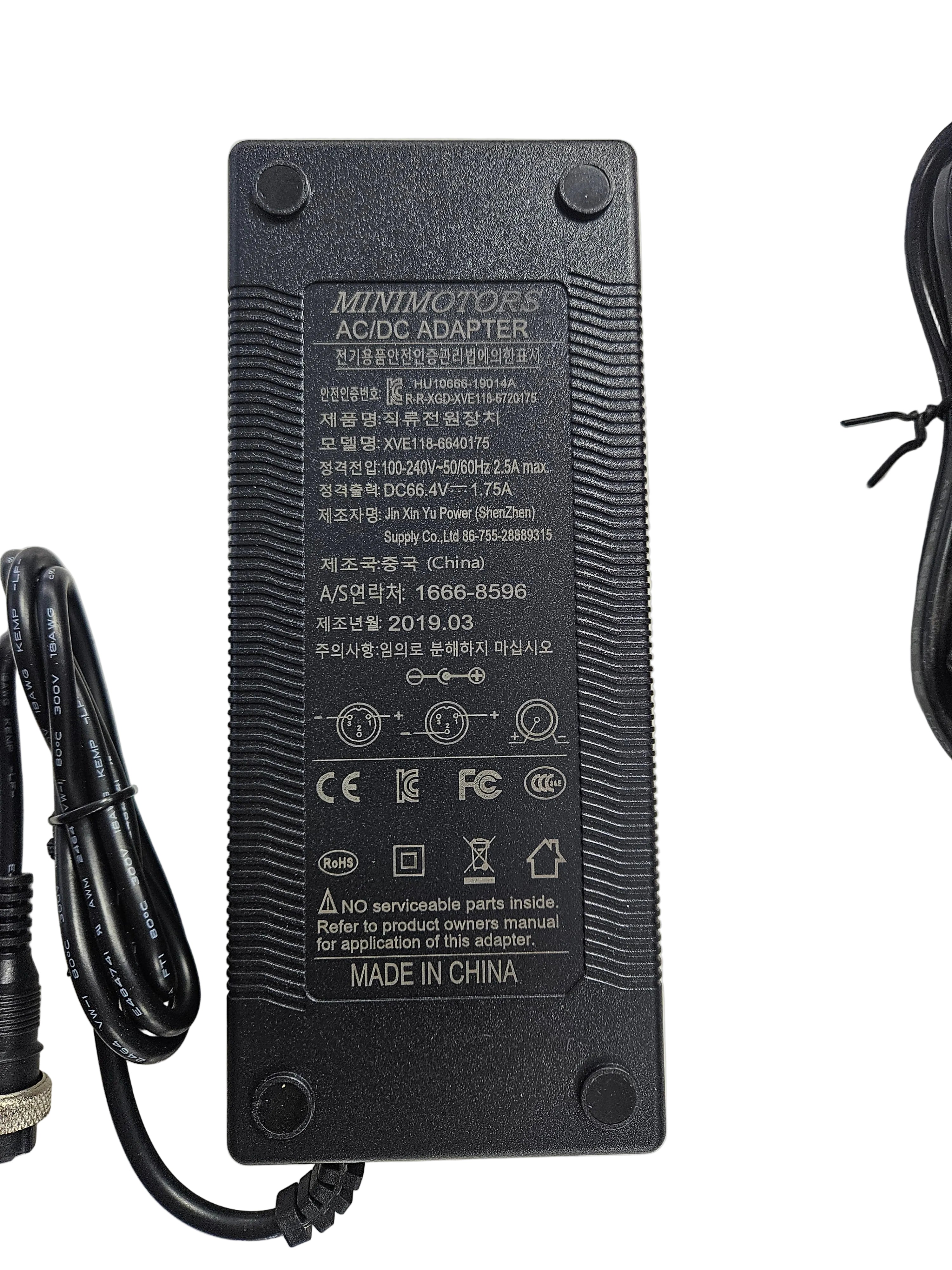 Dualtron 60V scooter charger- info