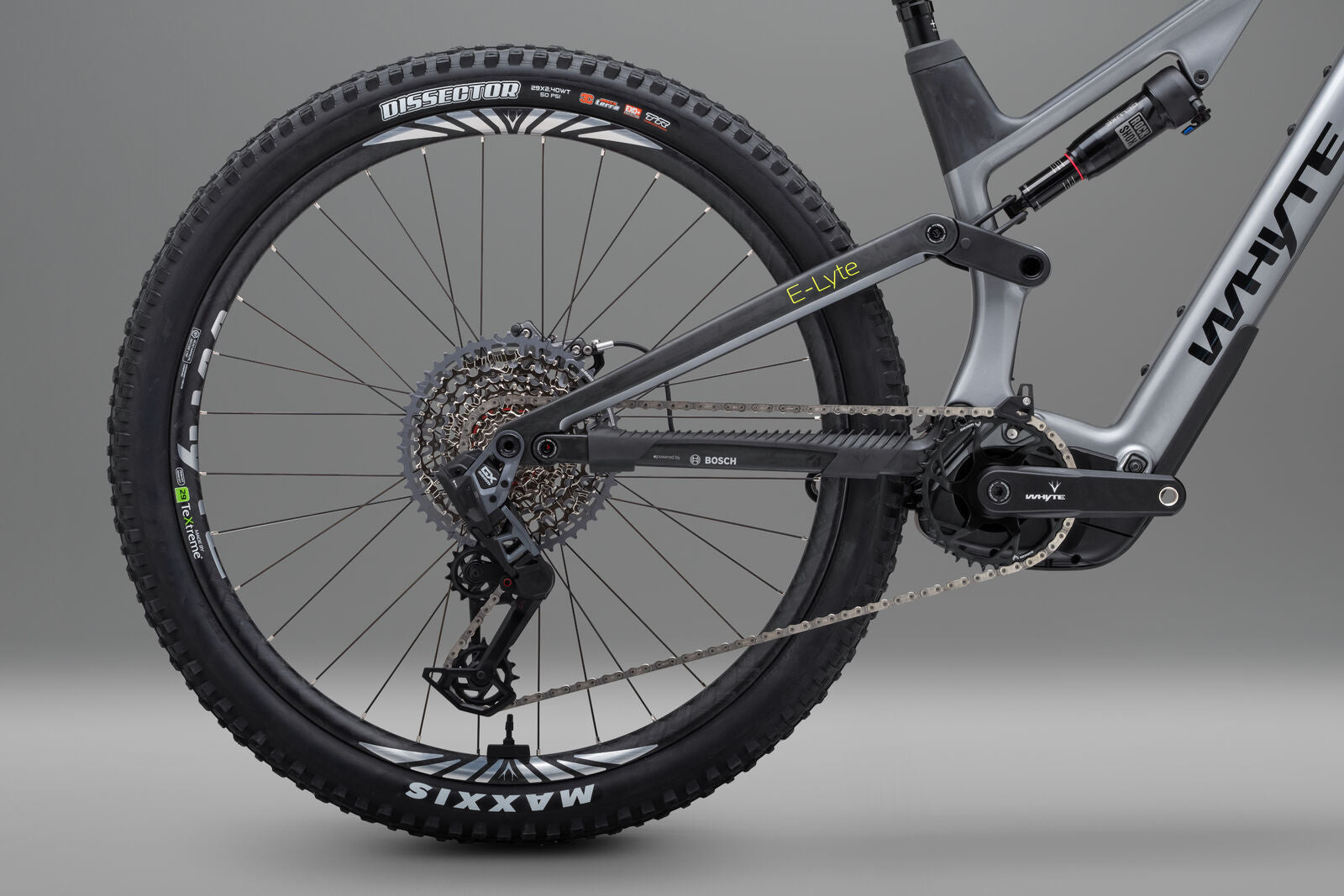 Whyte E-Lyte 150 RSX Trail/Enduro E-Mountain Bike - Drive train