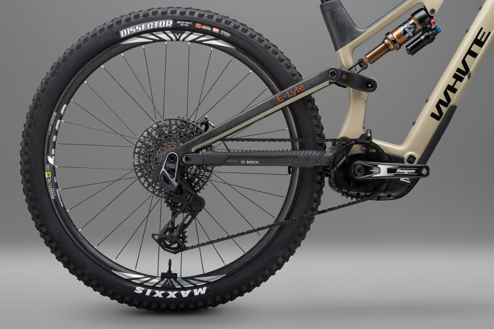 Whyte E-Lyte 150 Works Trail/Enduro E-Mountain Bike - Drive Train