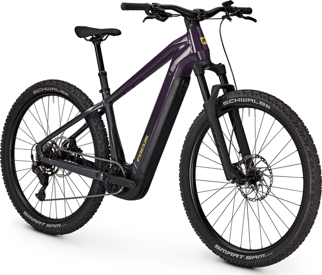 Focus Jarifa ² 6.7 electric bicycle on a stand with a transparent background