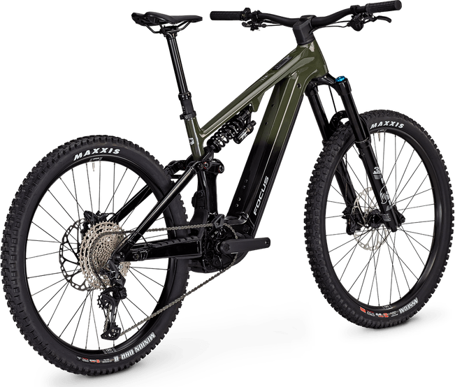 Focus Sam² 6.8 2026 Green E-MTB side rear