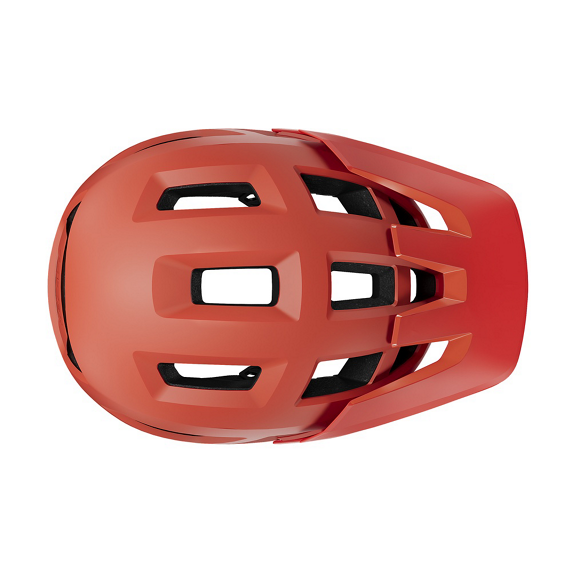 Orange Lazer Coyote helmet with a white background