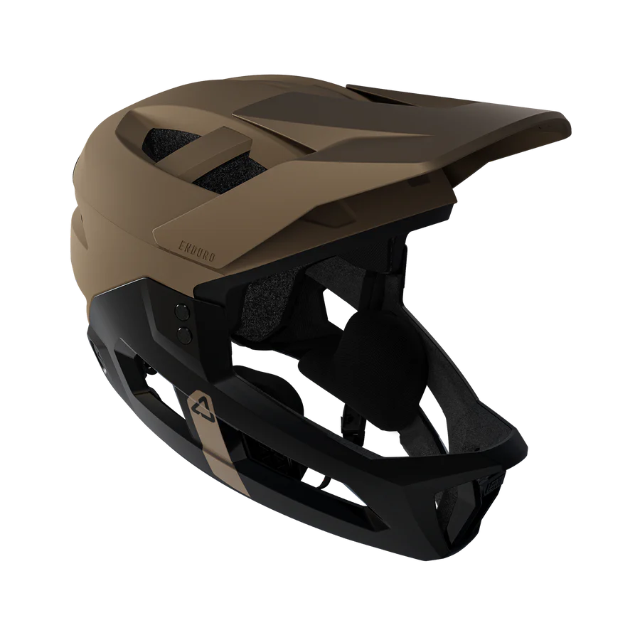 Leatt Enduro 2.0 Convertible Helmet (2-in-1) – Brown