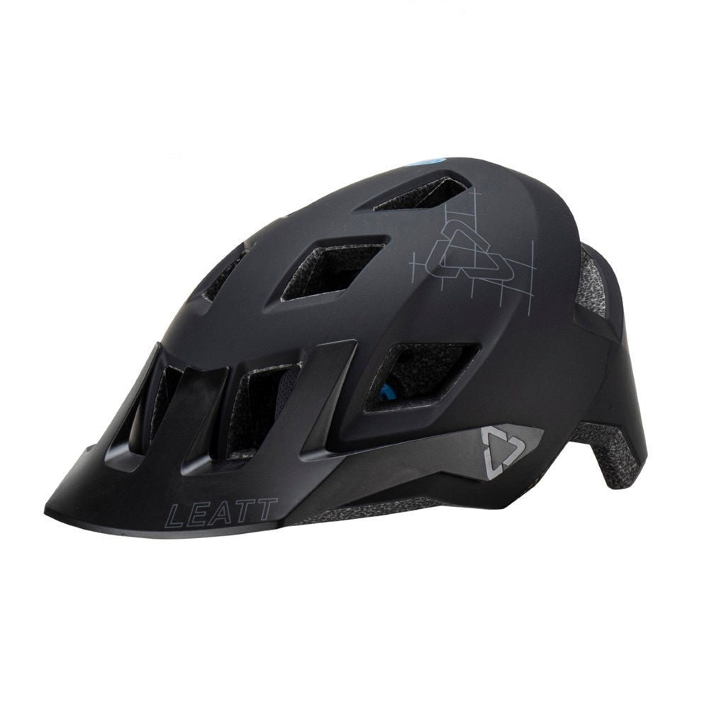 Leatt MTB AllMtn 1.0 V23 Helmet Stealth – Black - side view