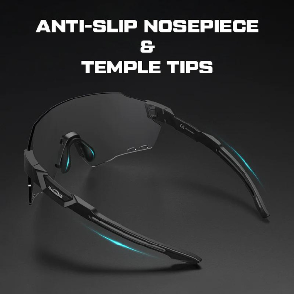 Magic Shine Windbreaker Eyewear Anti Slip Nosepiece and Temple Tips