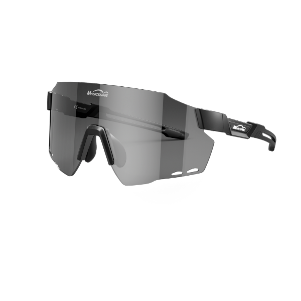 Magic Shine Windbreaker Eyewear - Classic - Matte Black / Black Mirror Lens