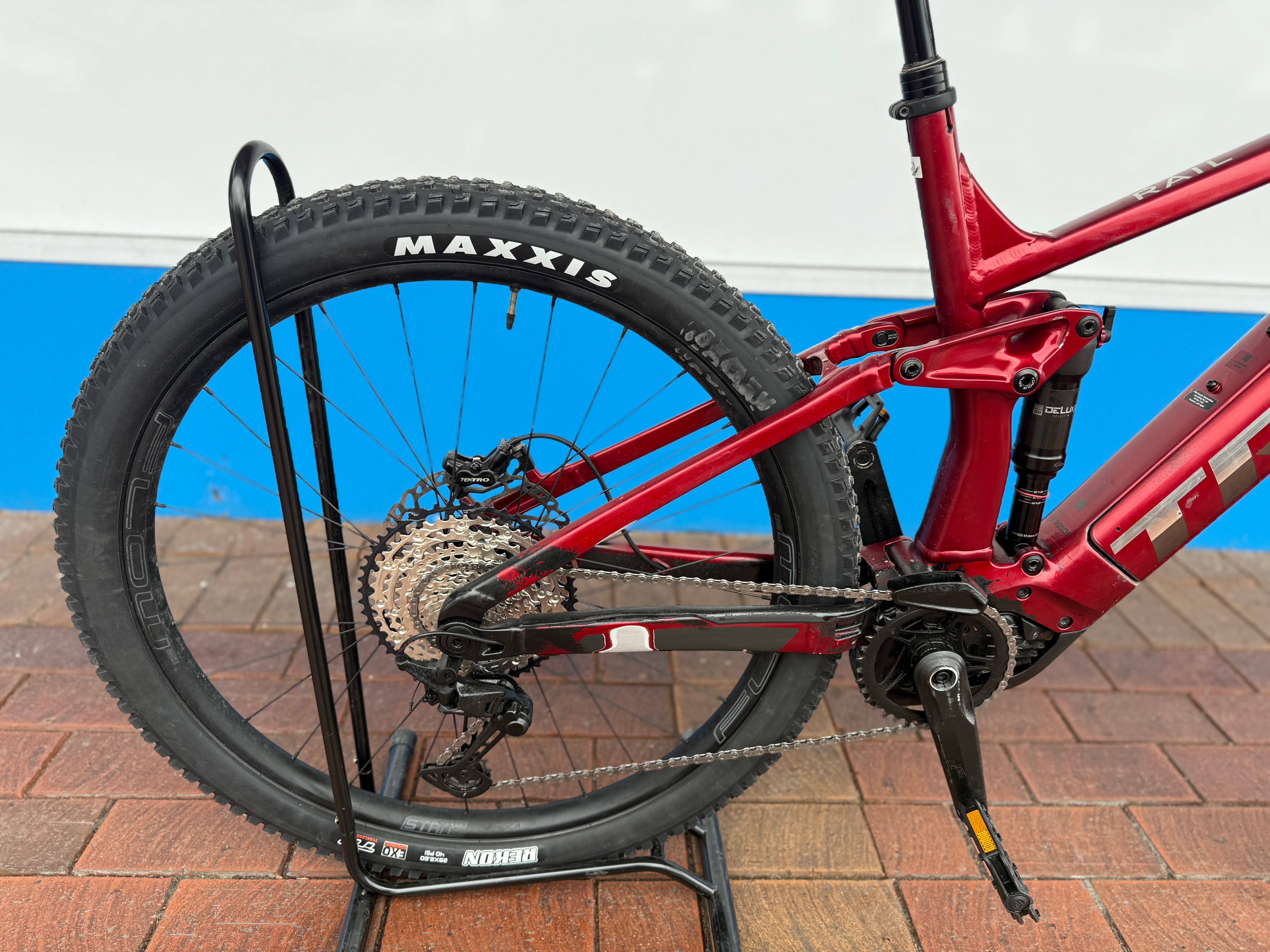 Trek Rail 5 2022 E-Mountain Bike rear triangle