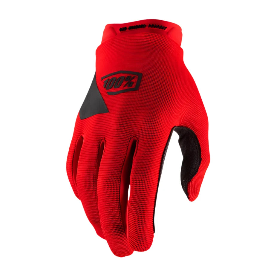 100% RideCamp Youth Gloves Red