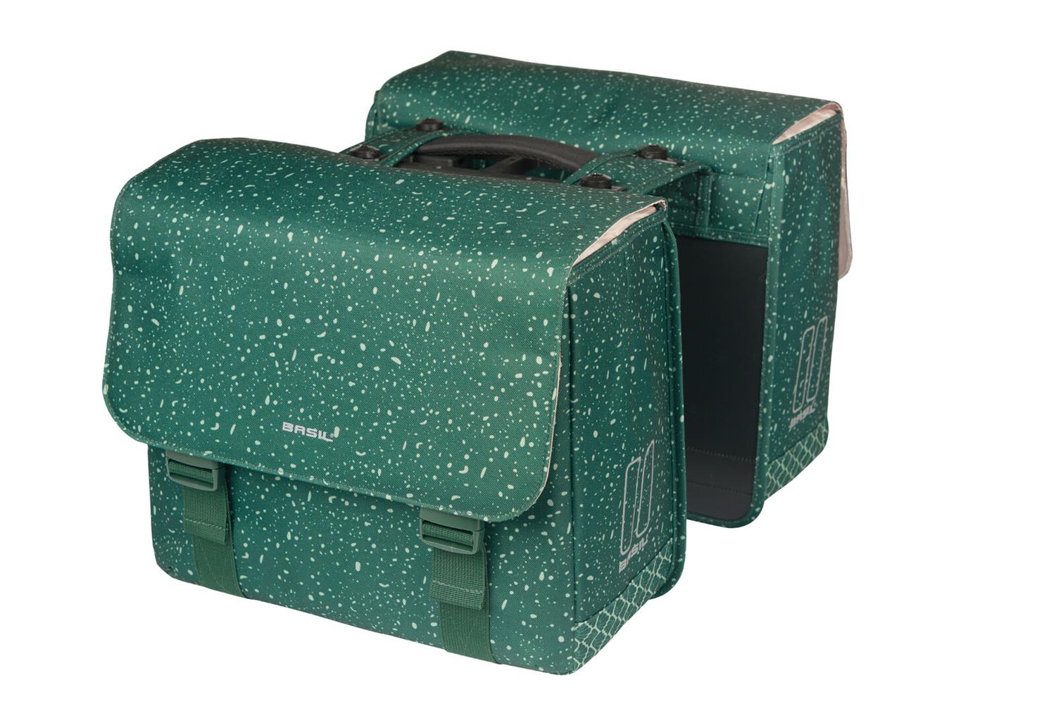 Basil Flair - Double Bicycle Pannier Bag - MIK 35L Green