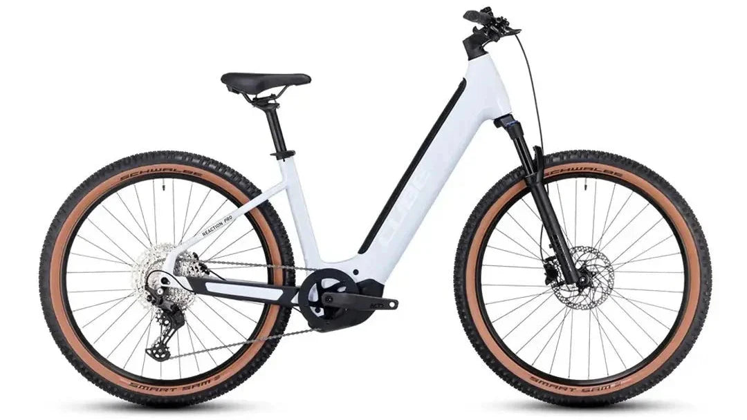 Cube Reaction Hybrid Pro Easy Entry White – 625Wh Step-Through E-bike – Electric Bike Rotorua