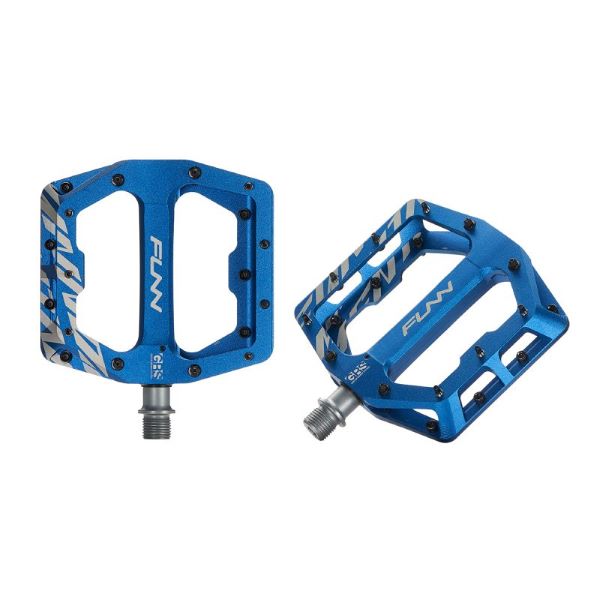 Funn Funndamental Flat Pedals - Blue