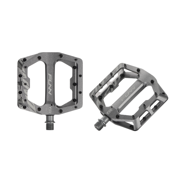 Funn Funndamental Flat Pedals - Grey