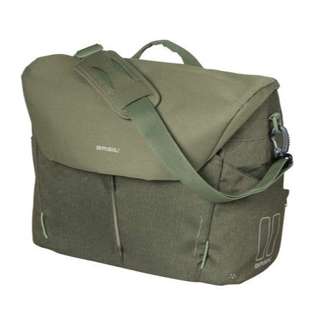 Basil B-Safe Commuter Office Bag With LED - Olive Green