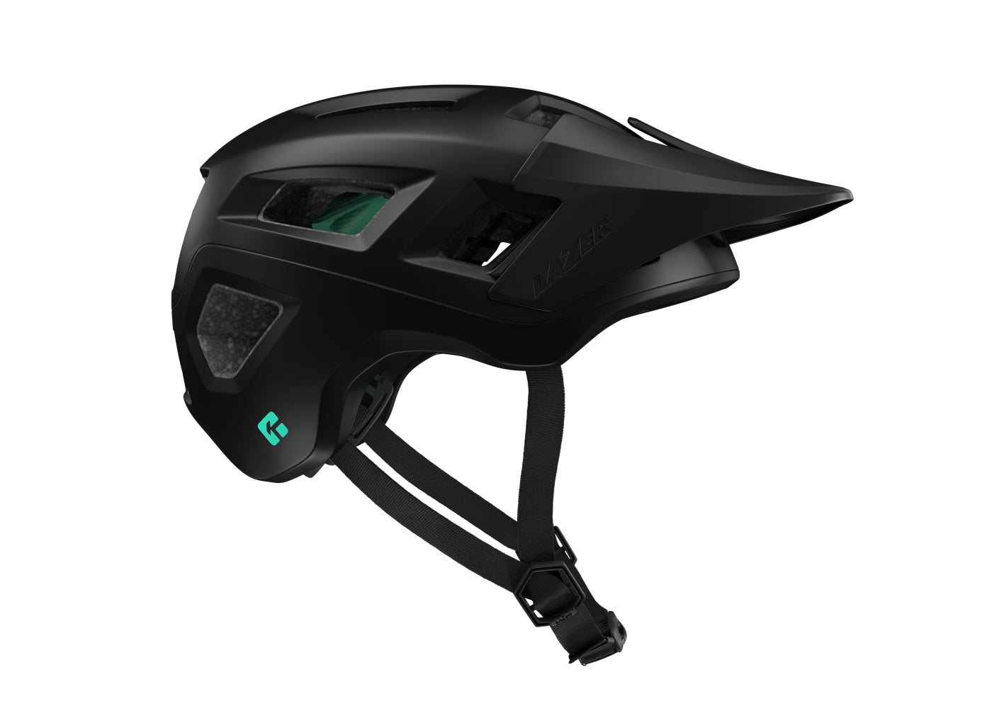 Lazer Coyote KinetiCore Bike Helmet (Black)