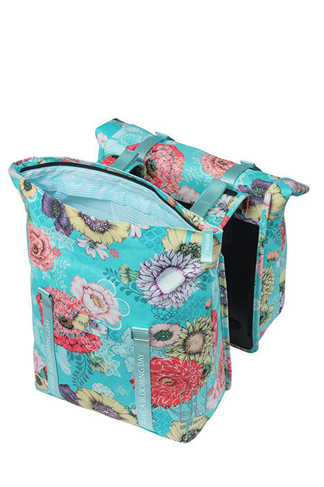 Basil Bloom Field Double Bag - Sky blue