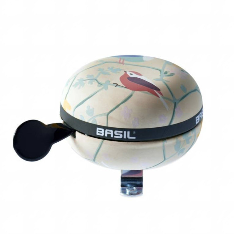 Big Bicycle bell in white with birds - Wanderlust from Basil