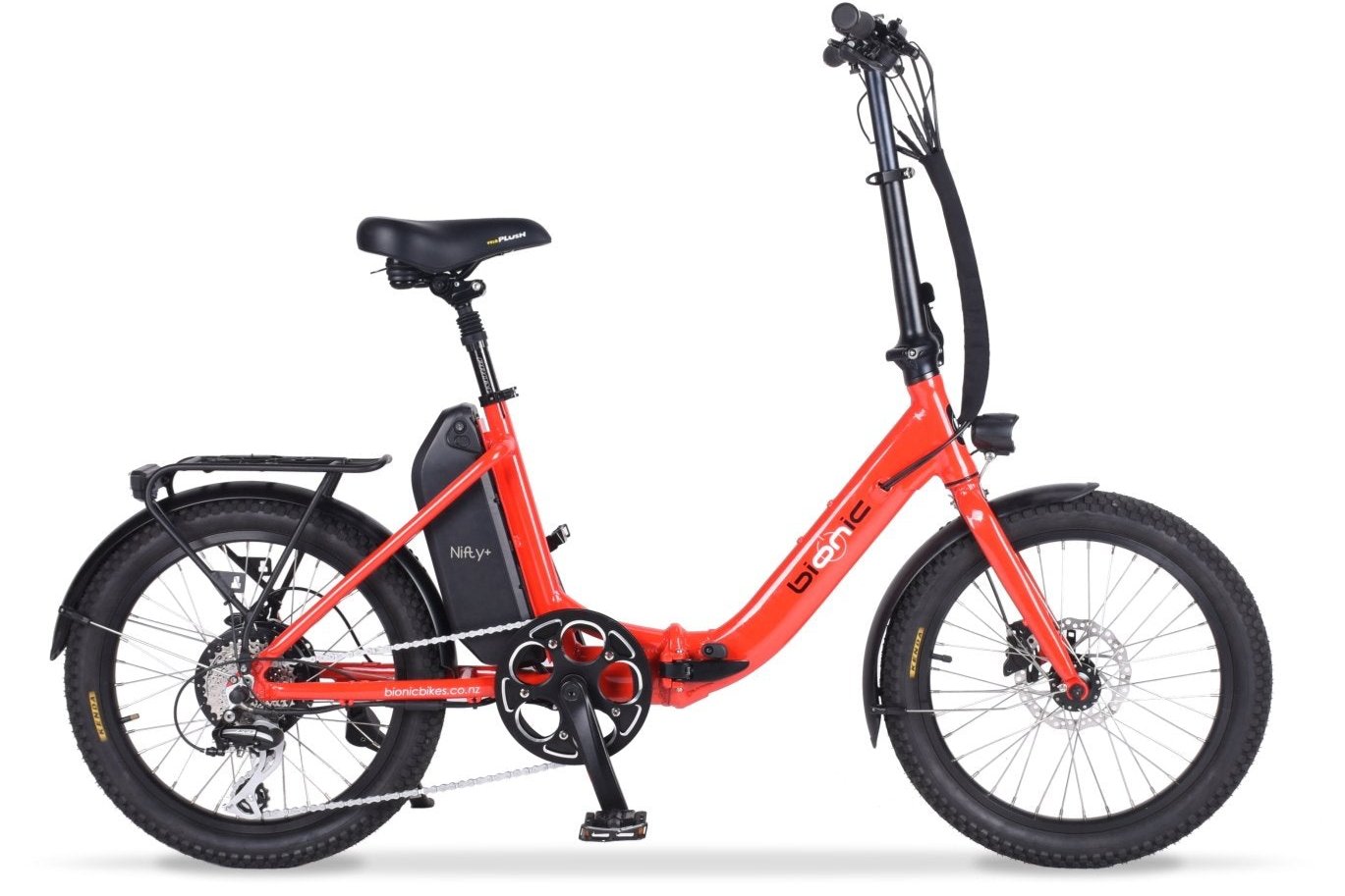 Bionic Nifty+ electric folding bike red