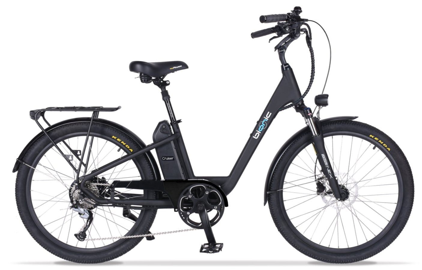 Bionic Cruiser step-through electric bike with hub drive motor black