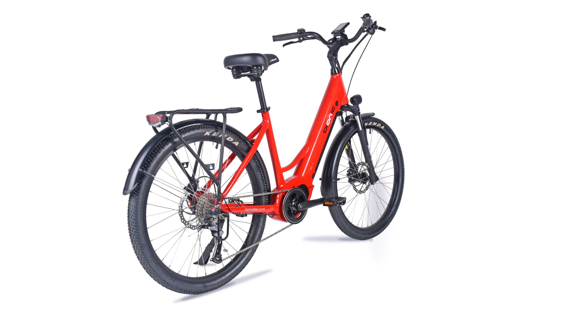 Bionic City-X2 Mid Drive electric bike red