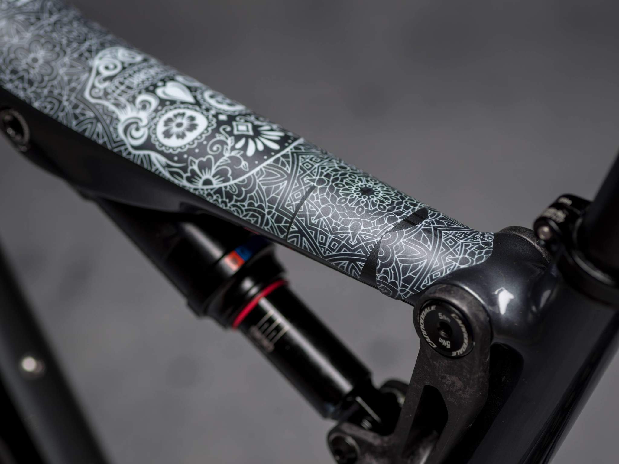 Dyedbro Dia De Muertos White Top Tube