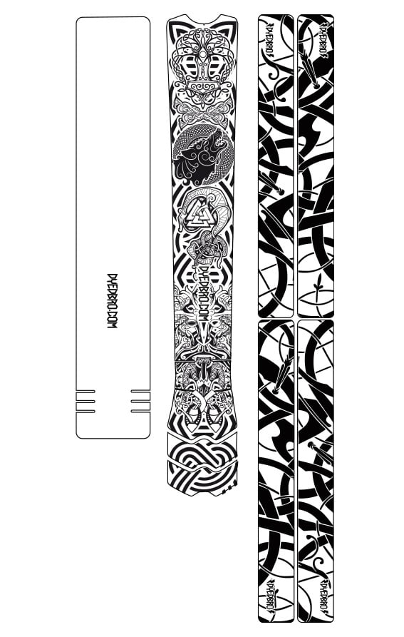 Dyedbro -Viking | Black