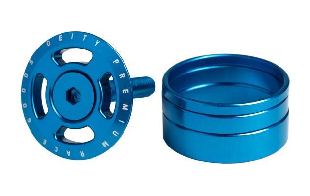 Deity Crosshair Top Cap – Blue