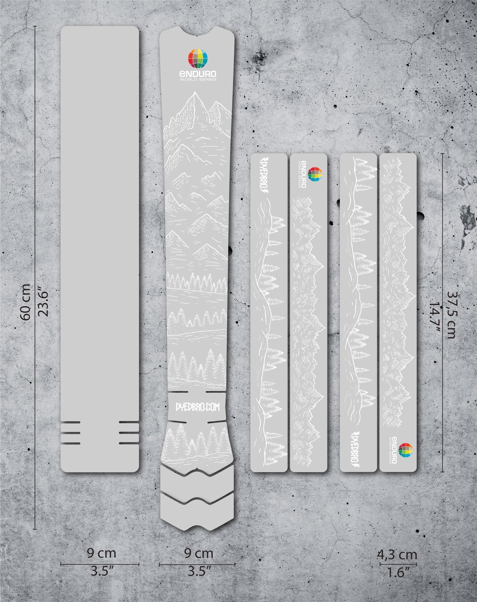 Dyedbro Enduro World Series White