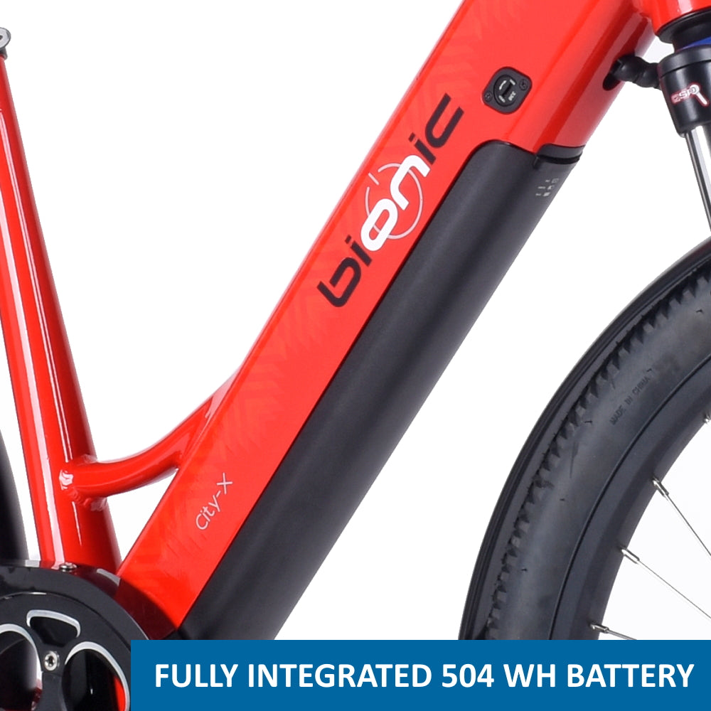 Bionic City-X2 Mid Drive integrated battery