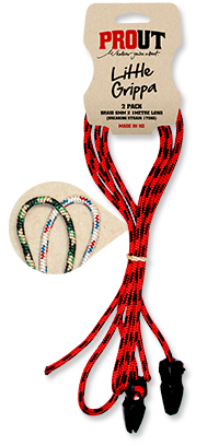 Prout Little Grippa Bungy Cord 8mm x 1 metre long in red