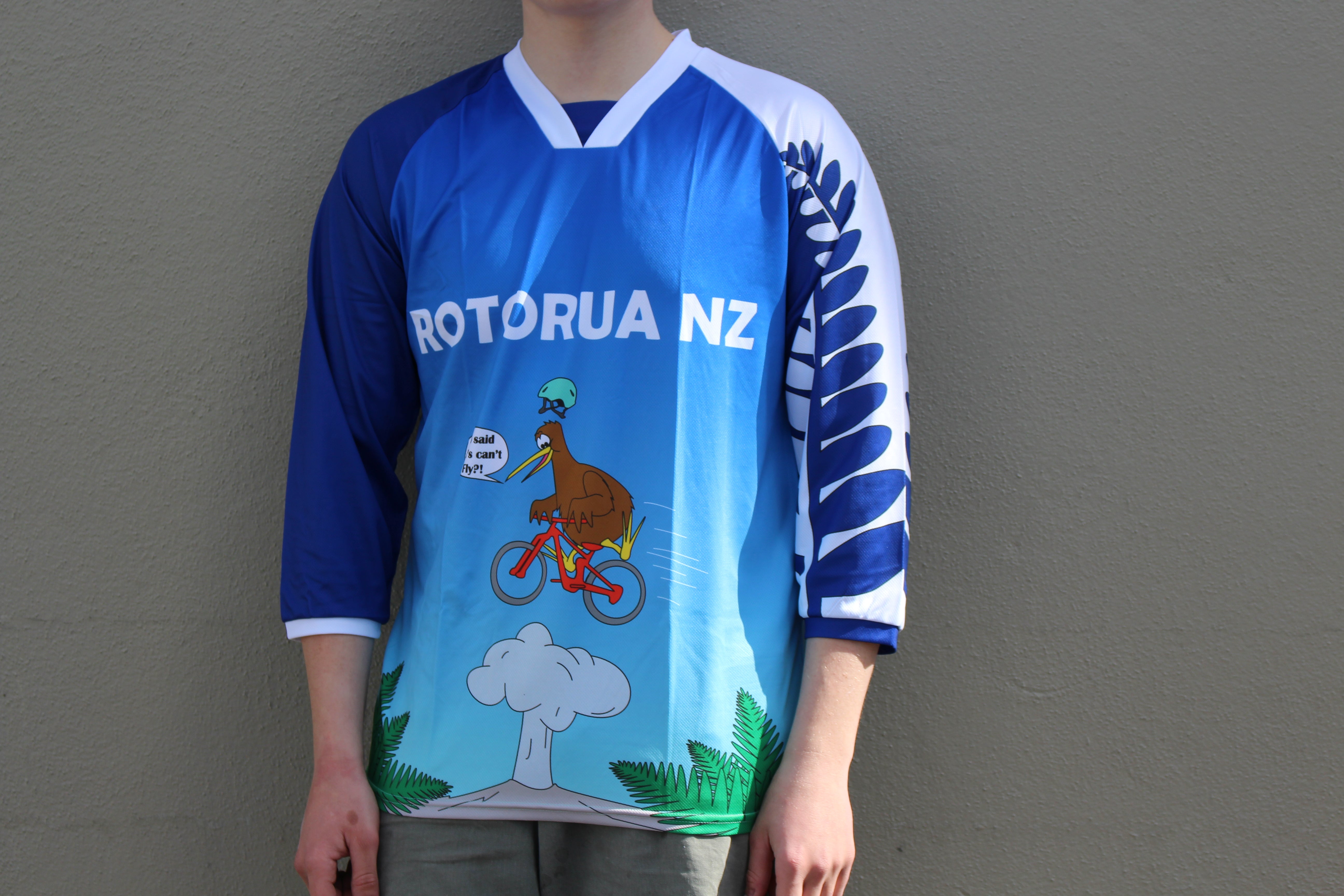 Kiwi New Zealand MTB Jersey - in light blue