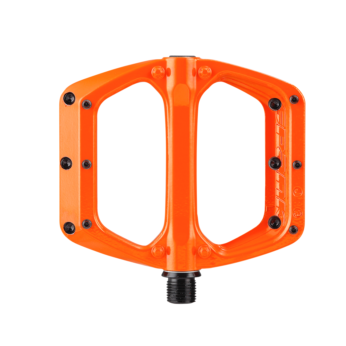 Spank Spoon DC MTB Flat Pedal in orange