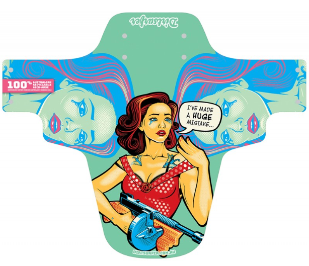 Dirtsurfer mudguard in Tommy style