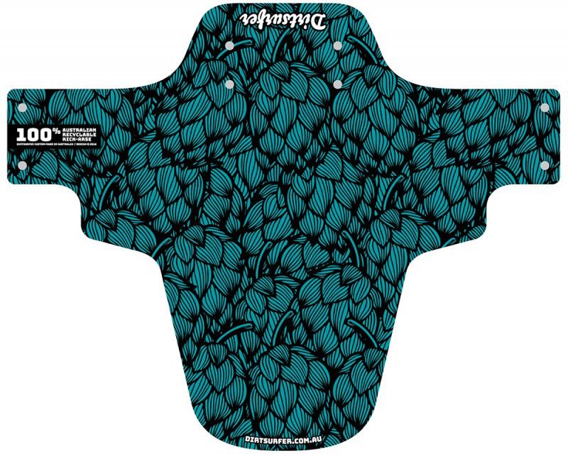 Dirtsurfer Hops Turquoise Mudguard