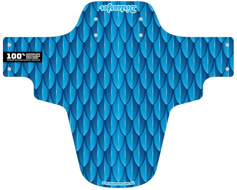 Dirtsurfer Scaled Blue Mudguard
