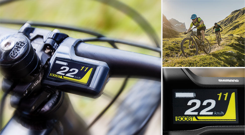 Shimano SC-EM800 E-bike Screen/Display With 31.8 & 35mm Clamp Bluetooth