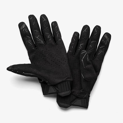 100% Ridefit Gloves Black padding