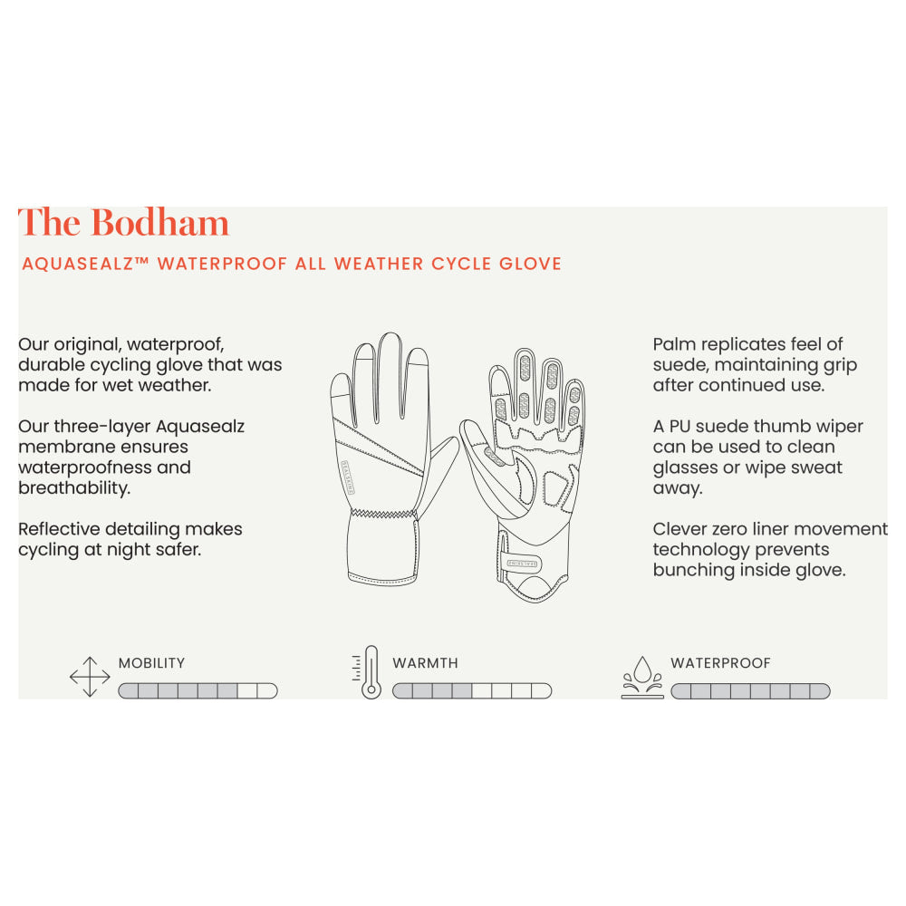 Sealskinz Bodham All Weater Gloves info sheet