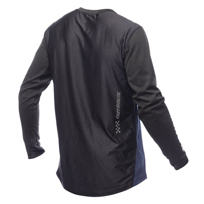 Fasthouse Alloy Mesa LS Jersey Heather Red/Navy