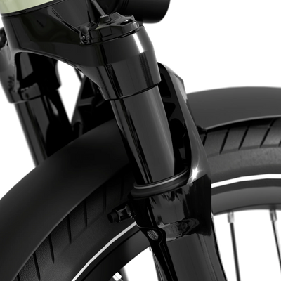 Aventon Abound Cargo LR fork closeup