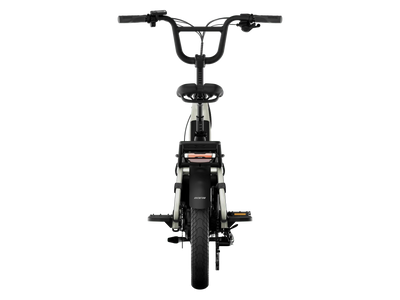 Black electric bike on a white background