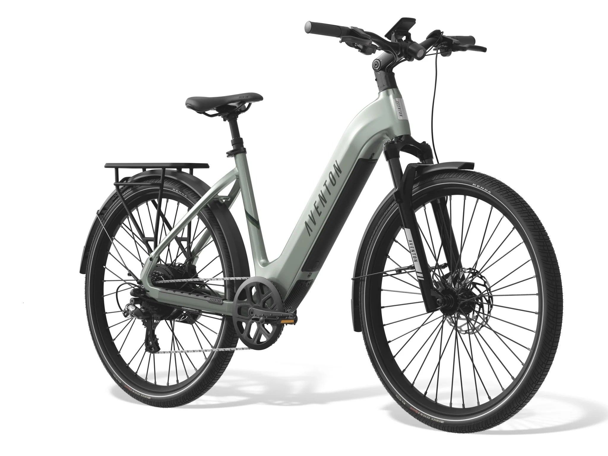 Aventon Level 3 Stepthru City E-Bike -glacier mint
